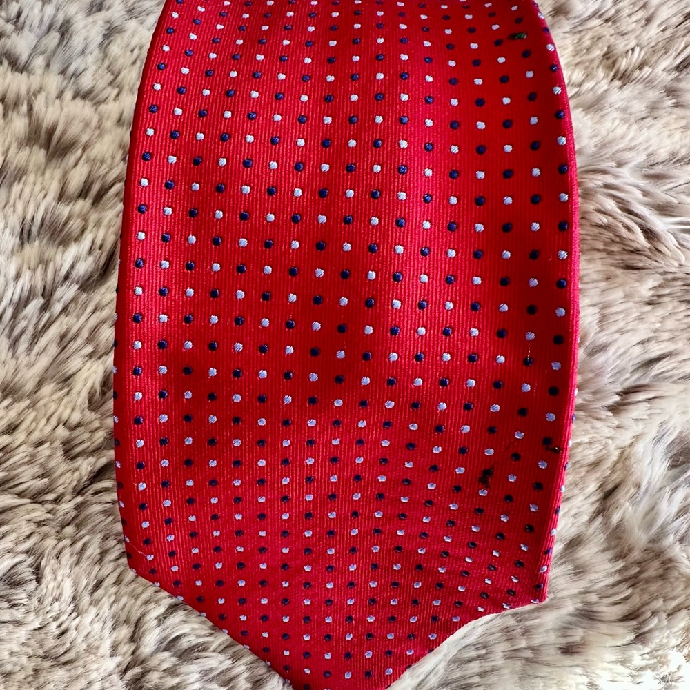 Red Polka Dot Tie